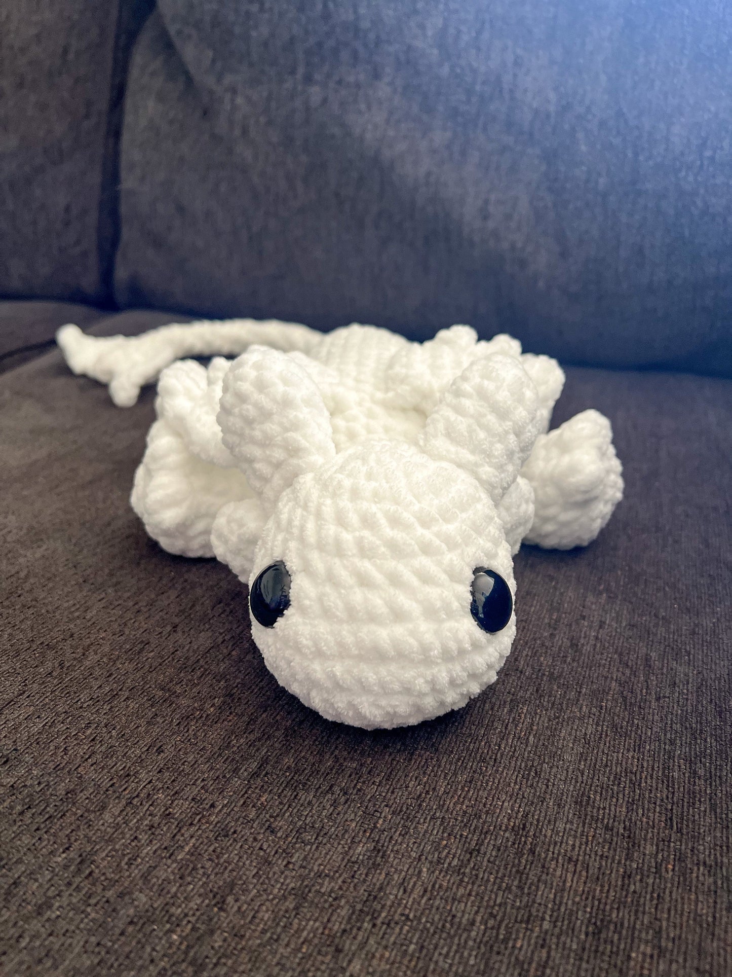 Dragon Stuffed Animal – Crochet Dragon Plushie – Soft Handmade Fantasy Toy