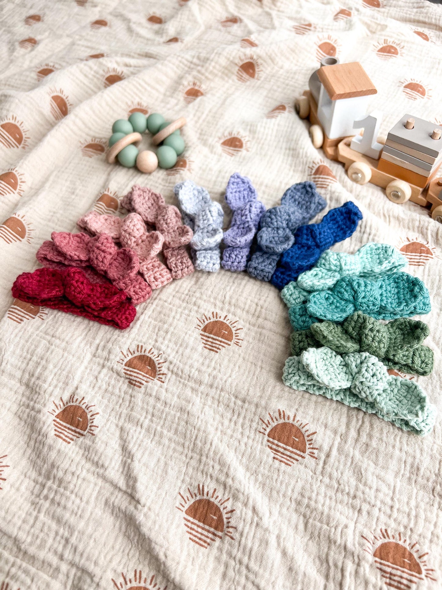 Handmade Crochet Bunny Lovey – Soft Baby Snuggler & Security Blanket – Easter or Baby Shower Gift