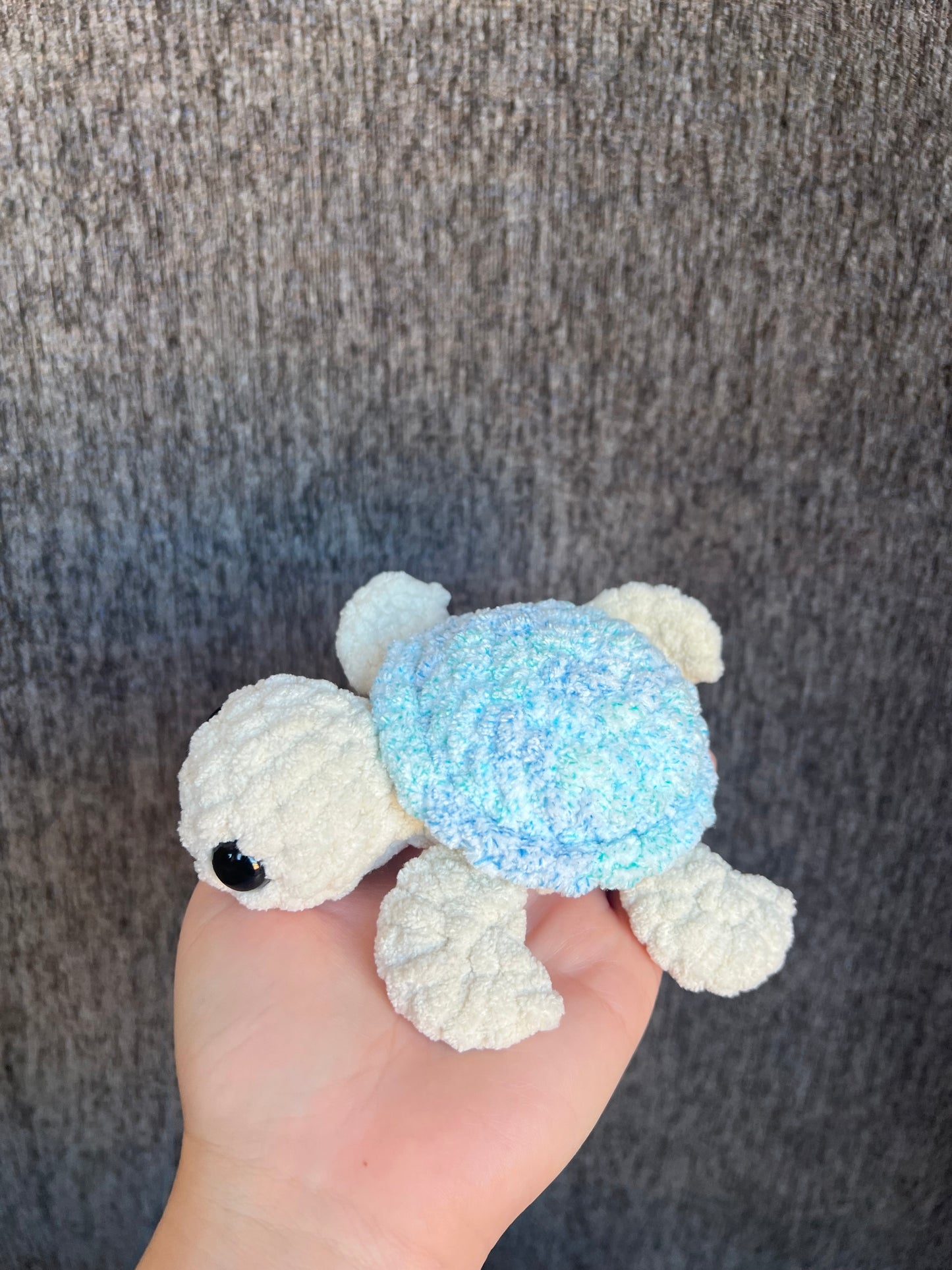 Sea Turtle Plushie – Handmade Crochet Ocean Turtle Toy Gift