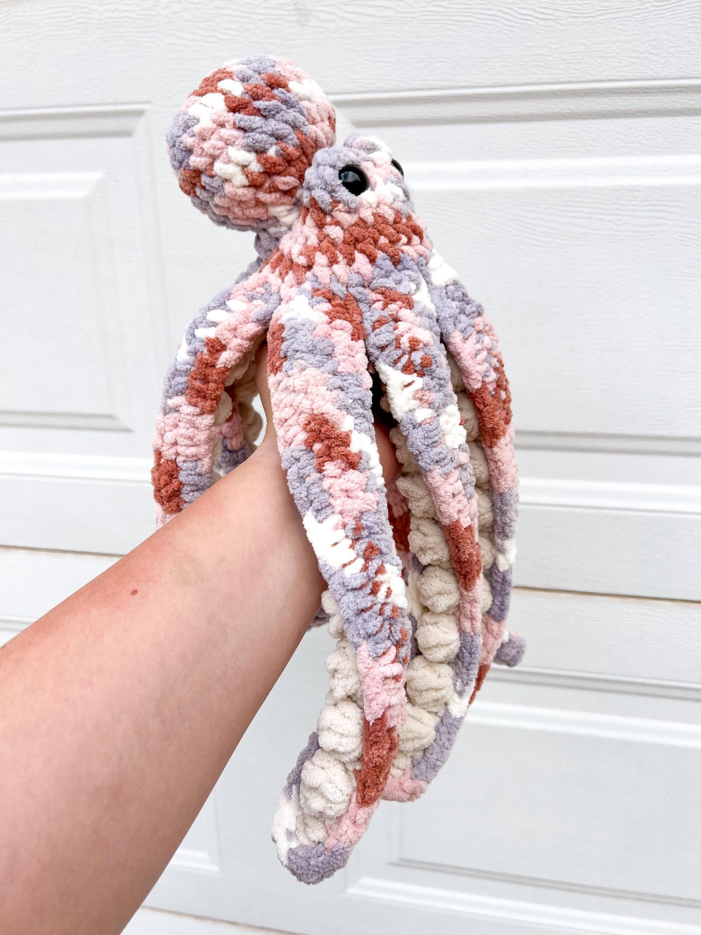 Octopus Stuffed Animal – Handmade Crochet Octopus Toy – Plush Octopus – Ocean Nursery Decor – Octopus Gift for Kids or Baby